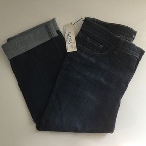 David Kahn Lana Skinny Capri Size 32 NWT